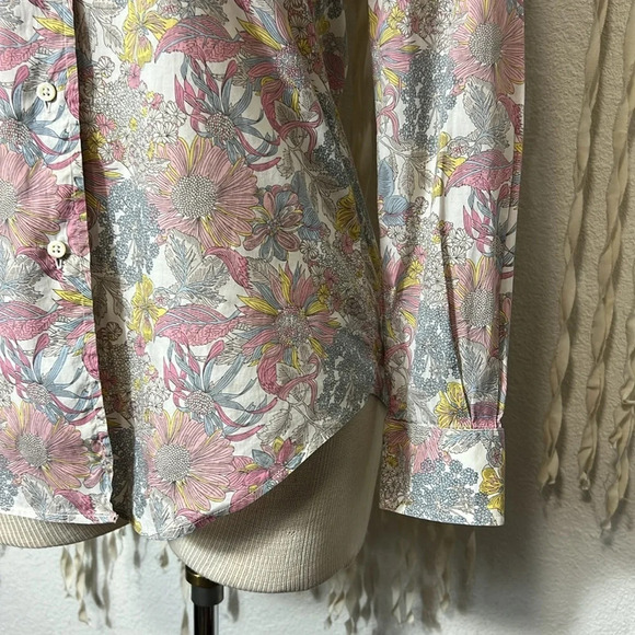 Maus & Hoffman Liberty Fabric Long Sleeve Button Down Shirt Size Small - Picture 3 of 8